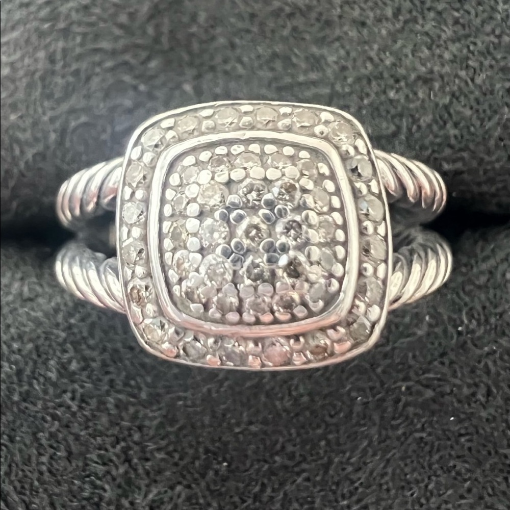 David Yurman Petite Albion Ring with Diamonds 💍